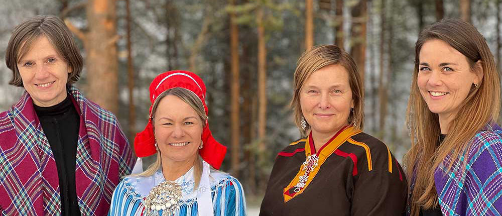 Statsråd Kjersti Toppe, May Helen Schanche, Nina Kleemann Johansen og Trine Fagervik.  